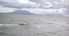 Lake Front Construction with View of Ometepe