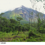 Ometepe Mountain Side View Land
